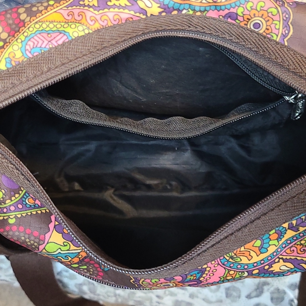 Lesportsac Crossbody Bag with Adjustable Strap and Paisley Pattern - Picture 5 of 5